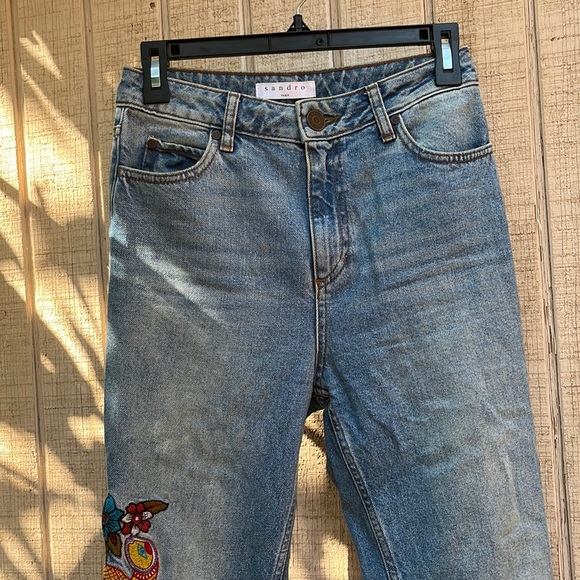 Sandro embroiled festival jeans - Picture 2 of 8